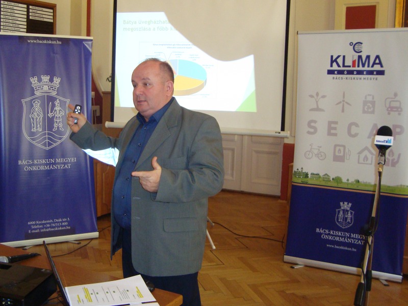 Megyei SECAP fórum Kalocsán - Követendő példa a bátyai mintaprojekt lehet