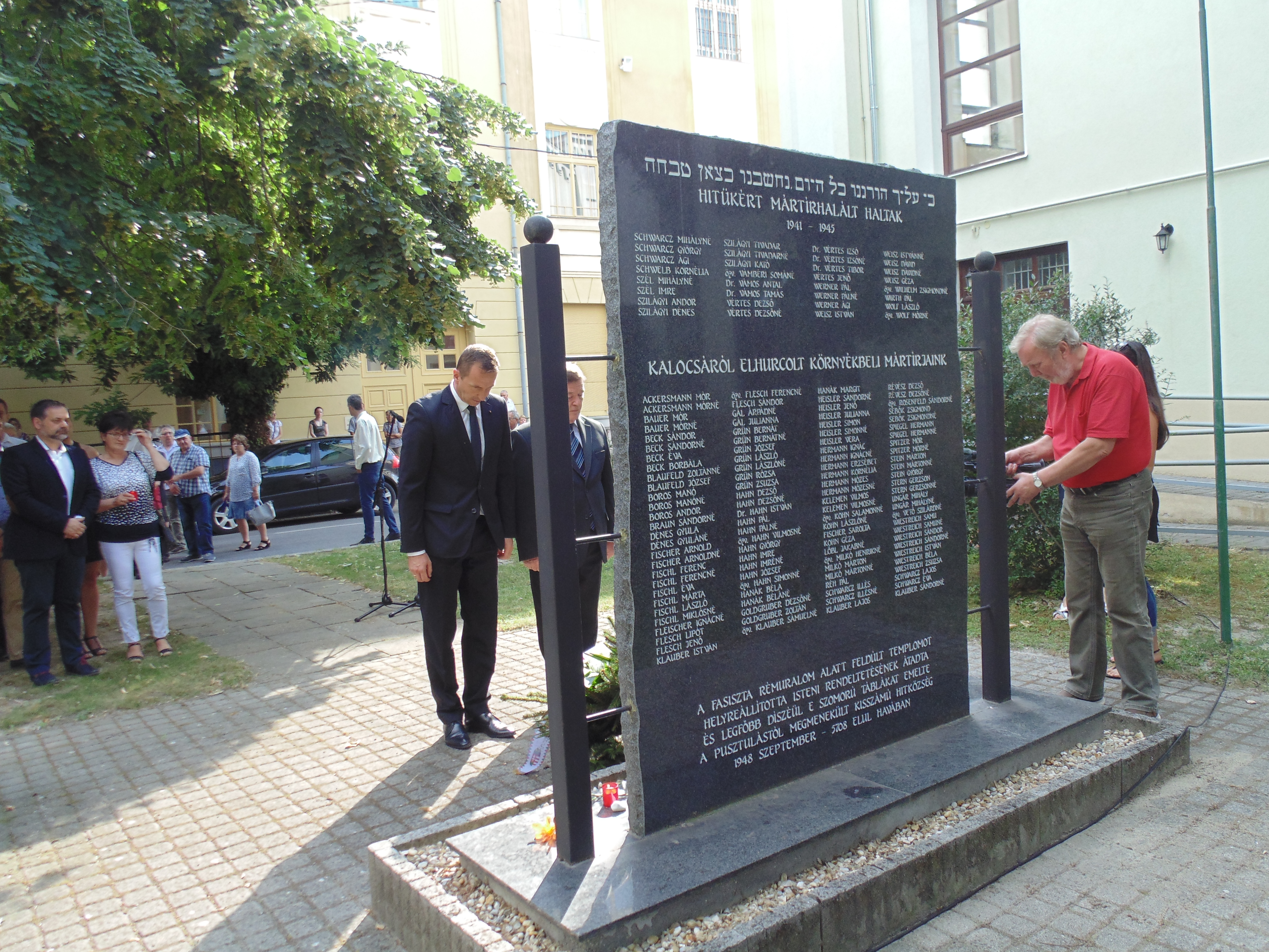 Hetvenöt éve történt - Kalocsa történetének sötét foltjára emlékeztek és emlékeztettek