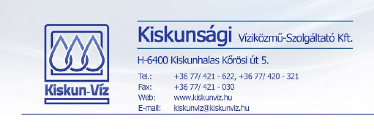 A vízmérők leolvasása határozatlan ideig szünetel- Lakossági tájékoztató a Kiskunsági Víziközmű-Szolgáltató Kft-től