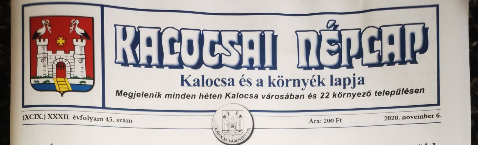 Hét nap hírei a Kalocsai Néplap tükrében – Visszapillantó lapszemle