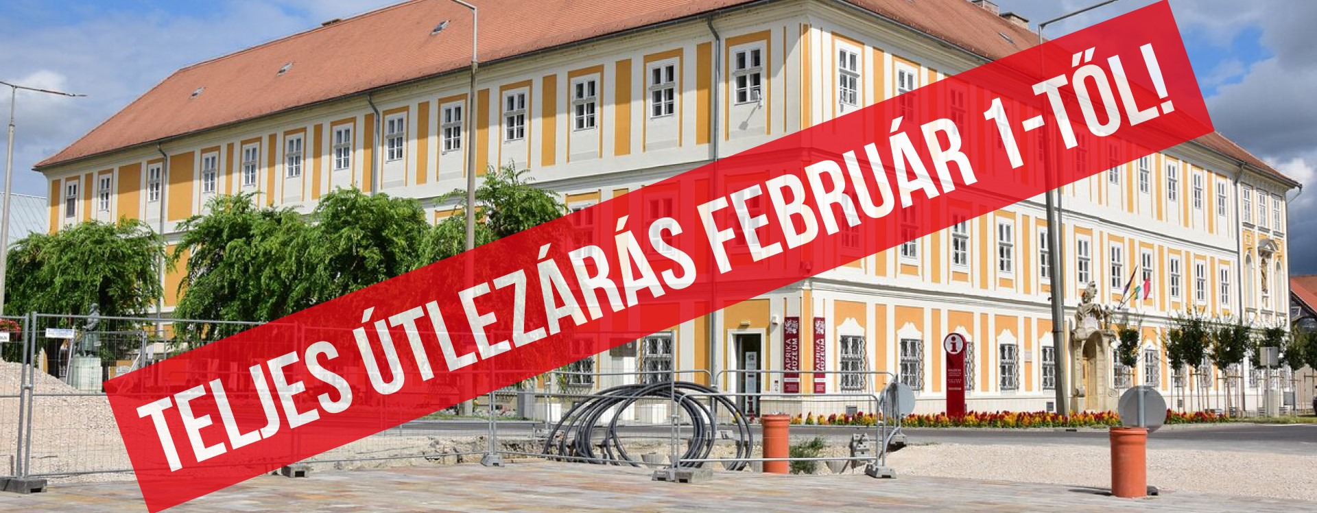 Sajtóközlemény a Szentháromság téren kezdődő munkálatokkal összefüggő forgalmi rend változásról