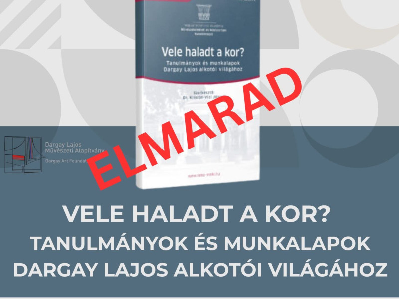 Könyvbemutató Dargay Lajos alkotói világáról – „Vele haladt a kor?”