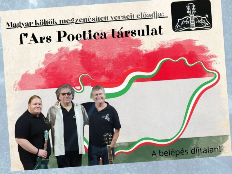 Megzenésített versek estje a Kalocsai Kortárs Művészeti Klubban