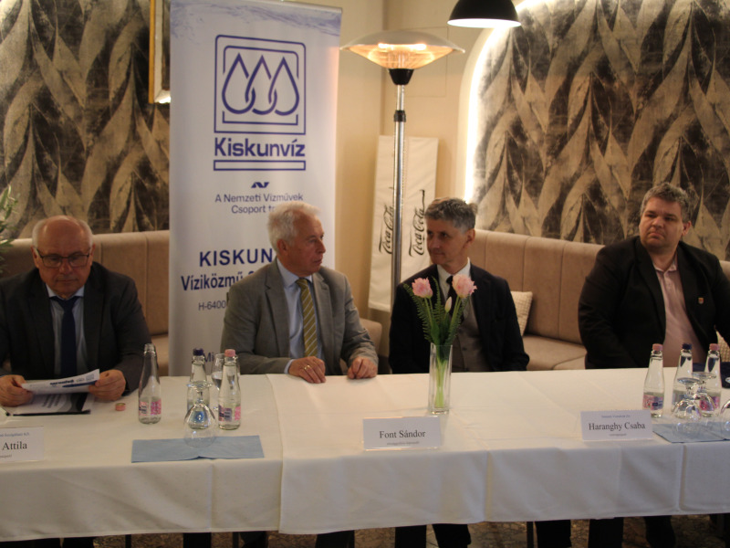 Víz világnapja – A Kiskunvíz Kft. és a Magyar Hidrológiai Társaság közös szakmai konferenciája Meszesen