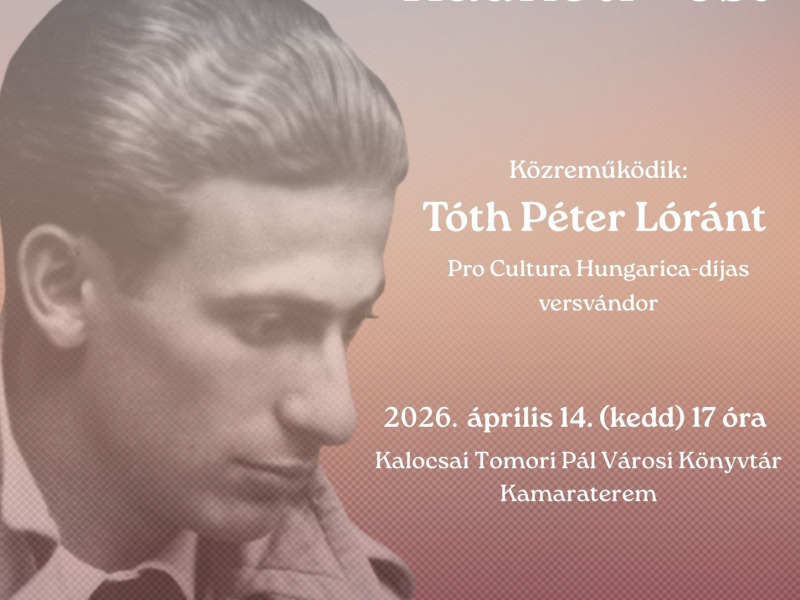 Radnóti-est a Költészet Napján a kalocsai könyvtárban