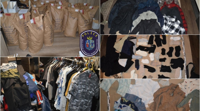 Takarítókocsival hordták ki a ruhákat